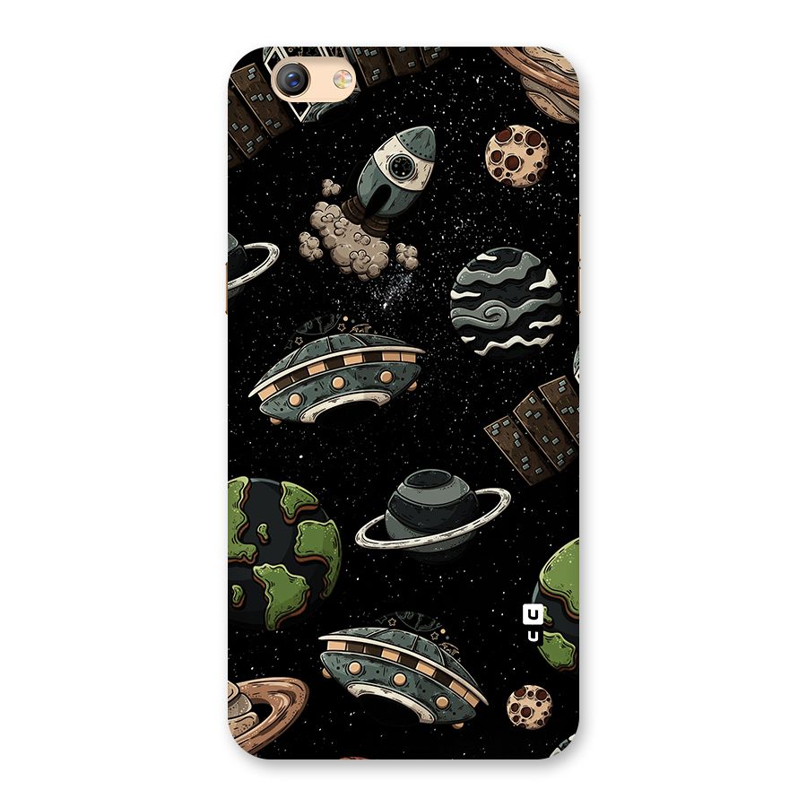 Cosmos Night Sky Anime Pattern Back Case for Oppo F3 Plus