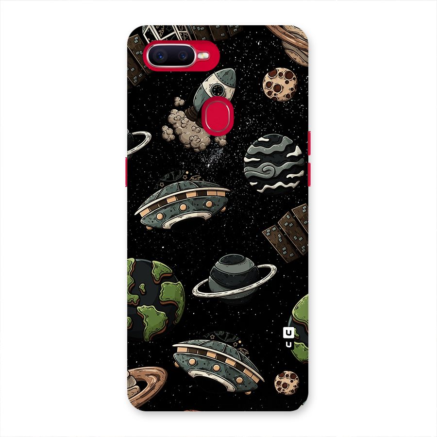 Cosmos Night Sky Anime Pattern Back Case for Oppo F9 Pro