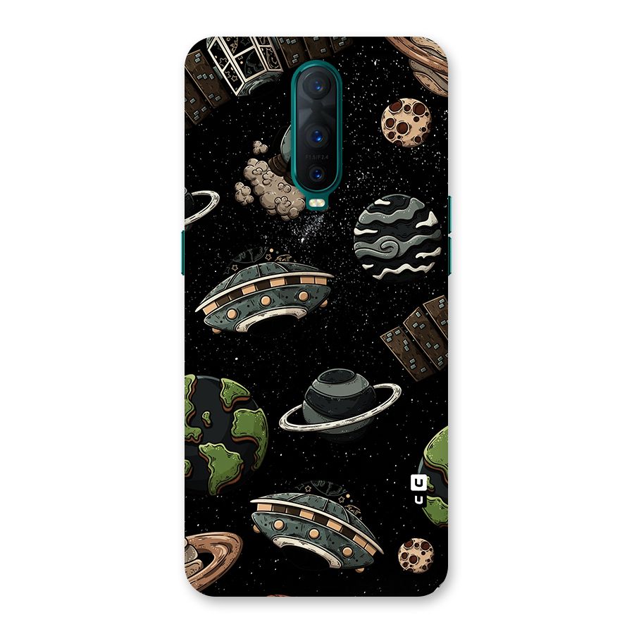 Cosmos Night Sky Anime Pattern Back Case for Oppo R17 Pro