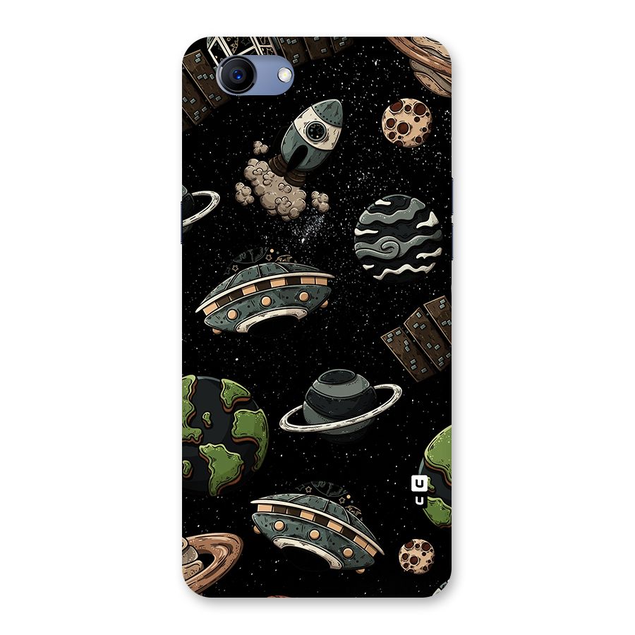 Cosmos Night Sky Anime Pattern Back Case for Oppo Realme 1