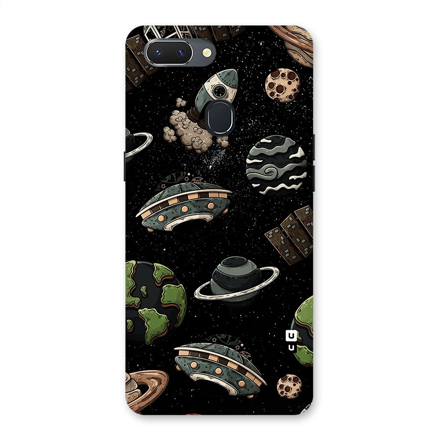 Cosmos Night Sky Anime Pattern Back Case for Oppo Realme 2