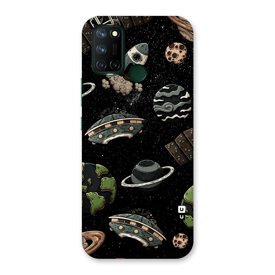Cosmos Night Sky Anime Pattern Back Case for Realme 7i