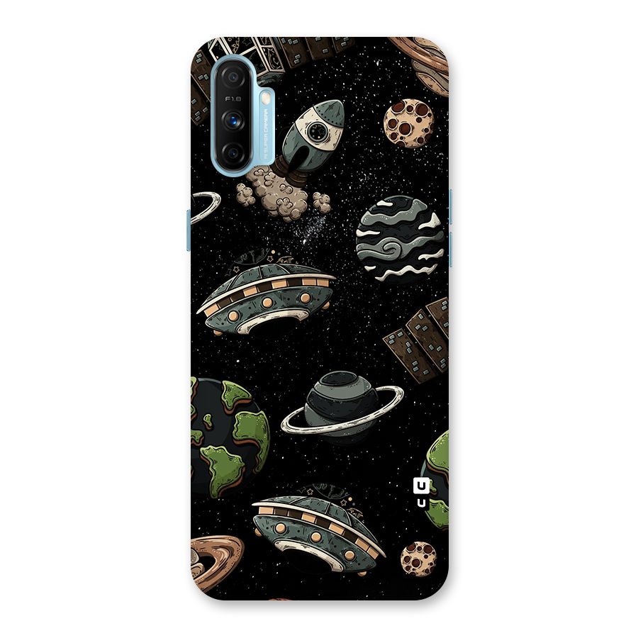 Cosmos Night Sky Anime Pattern Back Case for Realme Narzo 20A