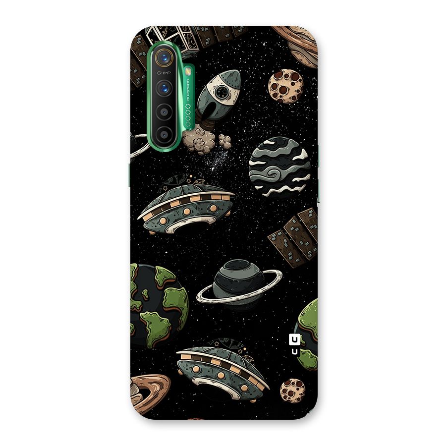 Cosmos Night Sky Anime Pattern Glass Back Case for Realme X2