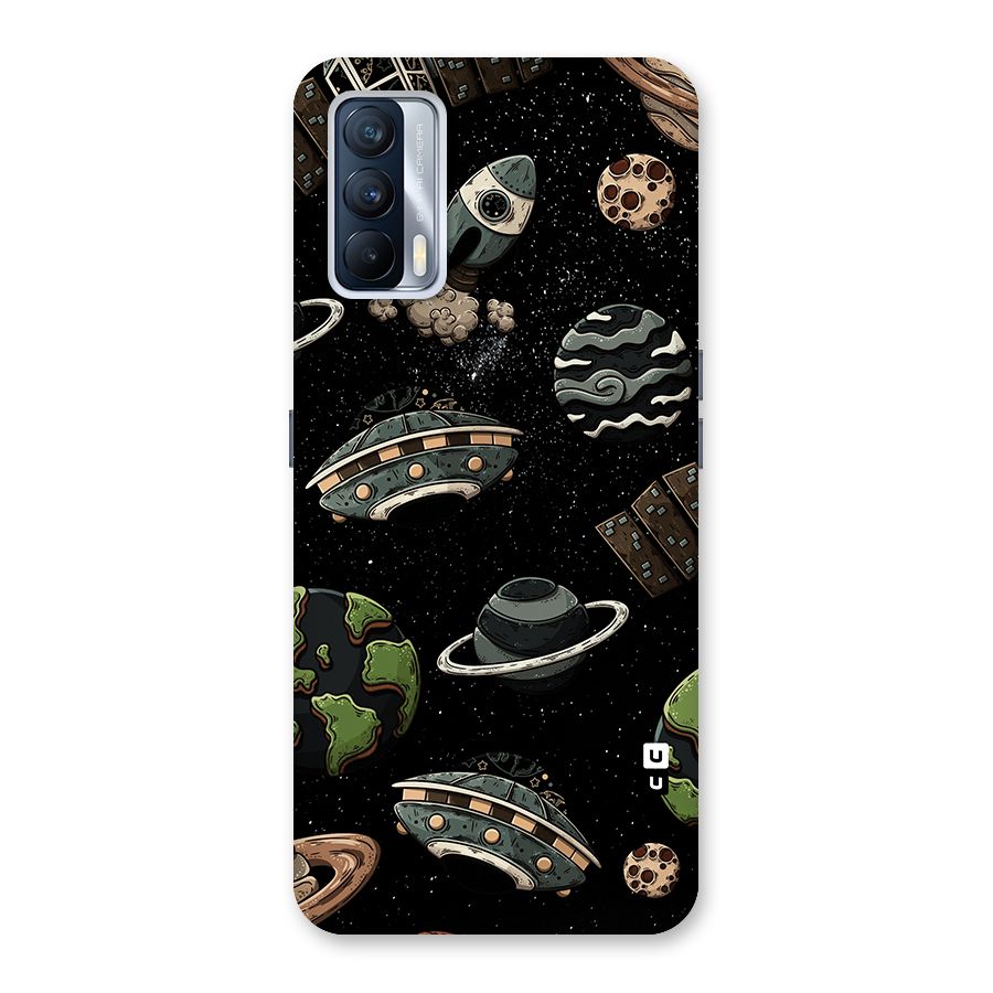 Cosmos Night Sky Anime Pattern Back Case for Realme X7