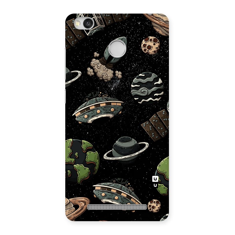 Cosmos Night Sky Anime Pattern Back Case for Redmi 3S Prime