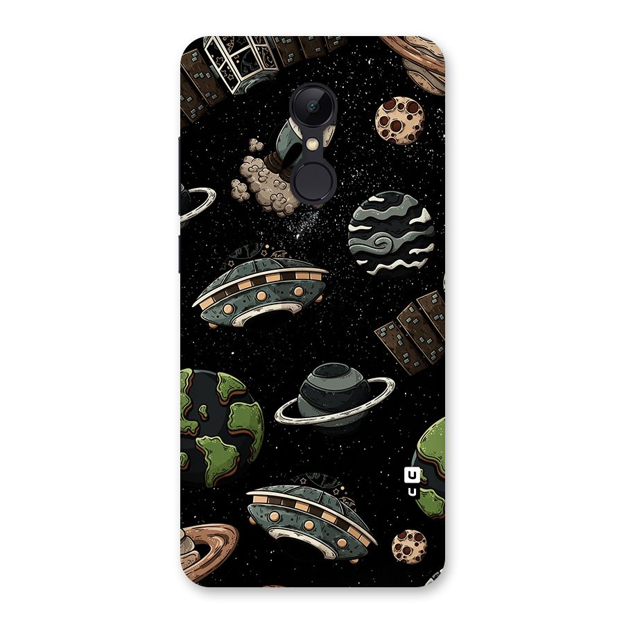 Cosmos Night Sky Anime Pattern Back Case for Redmi 5