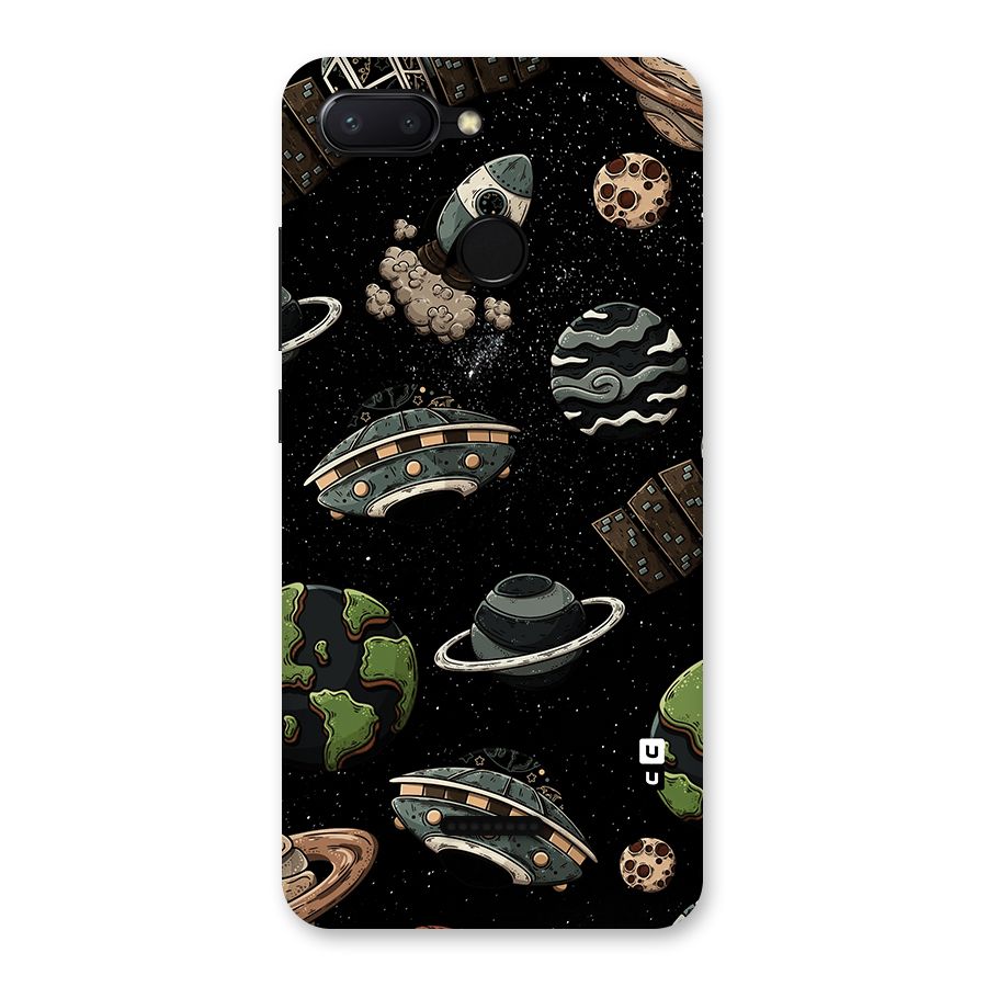 Cosmos Night Sky Anime Pattern Back Case for Redmi 6