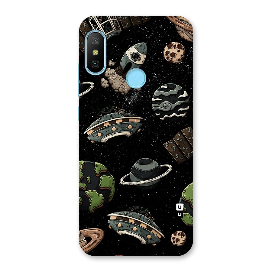 Cosmos Night Sky Anime Pattern Back Case for Redmi 6 Pro