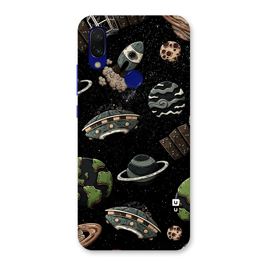 Cosmos Night Sky Anime Pattern Back Case for Redmi 7
