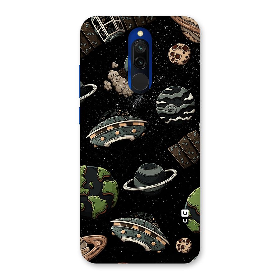 Cosmos Night Sky Anime Pattern Back Case for Redmi 8