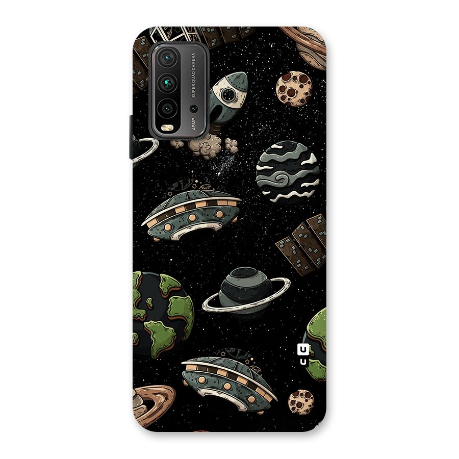 Cosmos Night Sky Anime Pattern Back Case for Redmi 9 Power