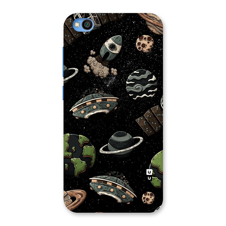 Cosmos Night Sky Anime Pattern Back Case for Redmi Go