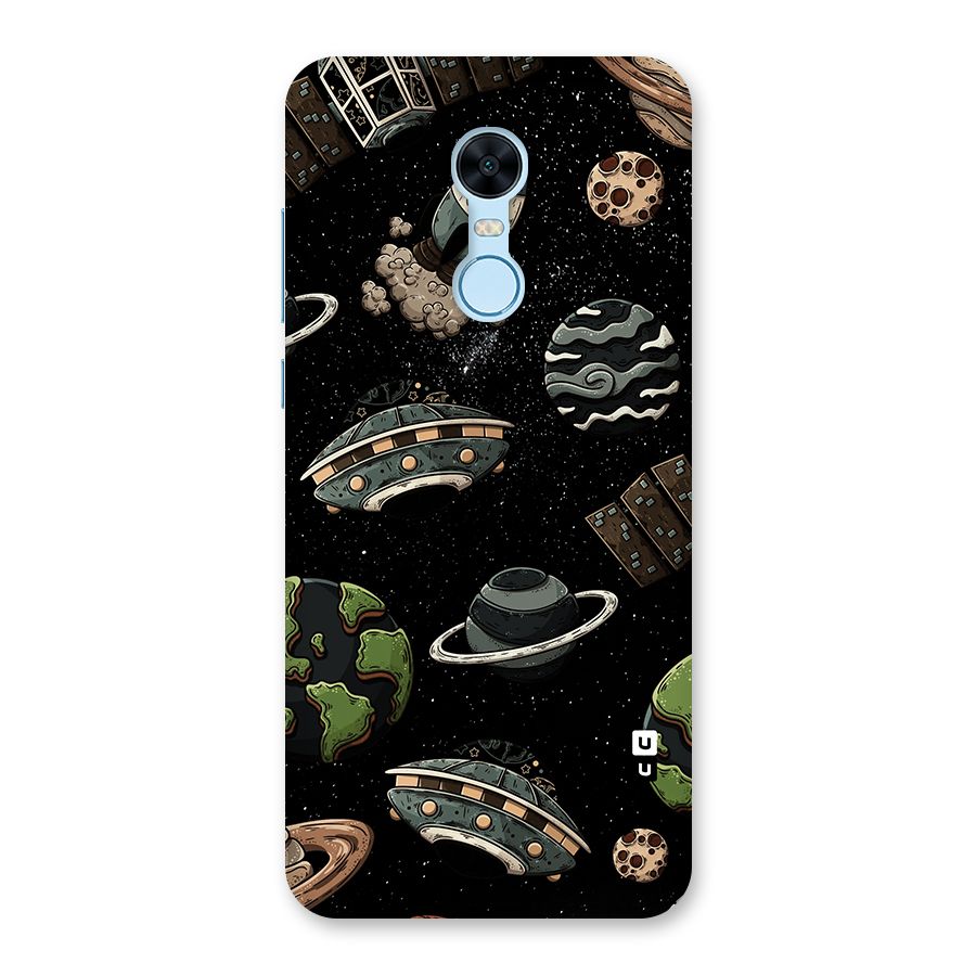Cosmos Night Sky Anime Pattern Back Case for Redmi Note 5