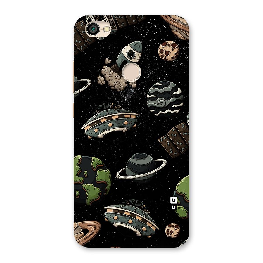 Cosmos Night Sky Anime Pattern Back Case for Redmi Y1 2017