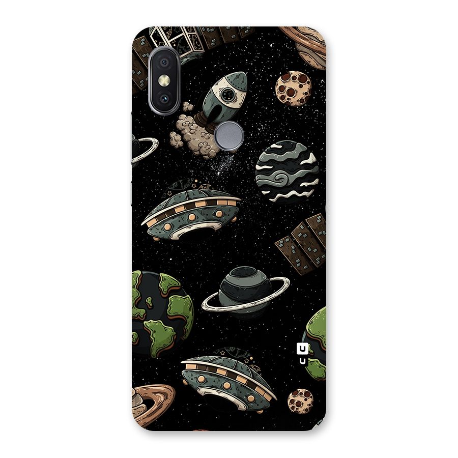 Cosmos Night Sky Anime Pattern Back Case for Redmi Y2