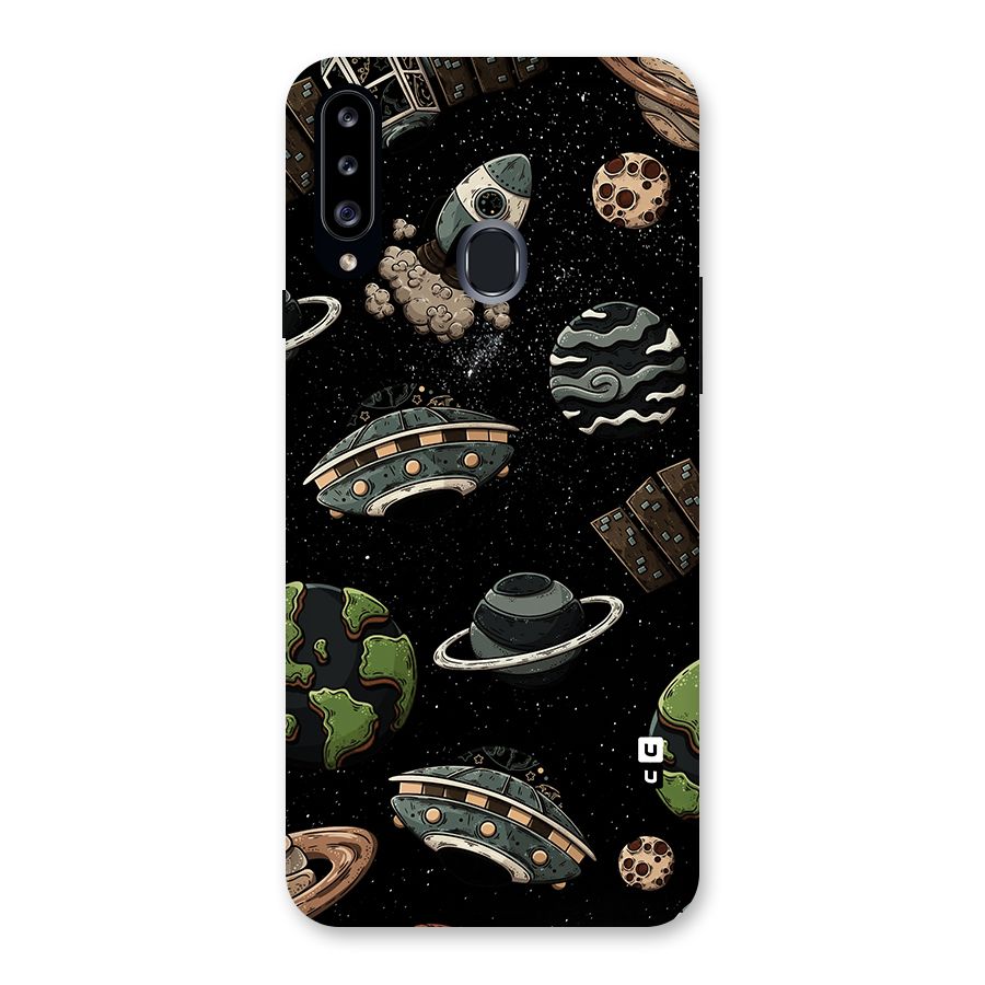 Cosmos Night Sky Anime Pattern Back Case for Samsung Galaxy A20s