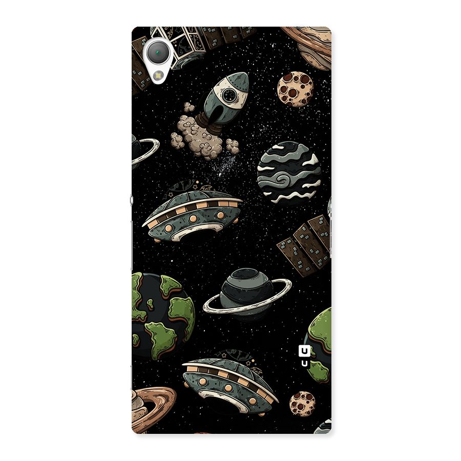 Cosmos Night Sky Anime Pattern Back Case for Sony Xperia Z3