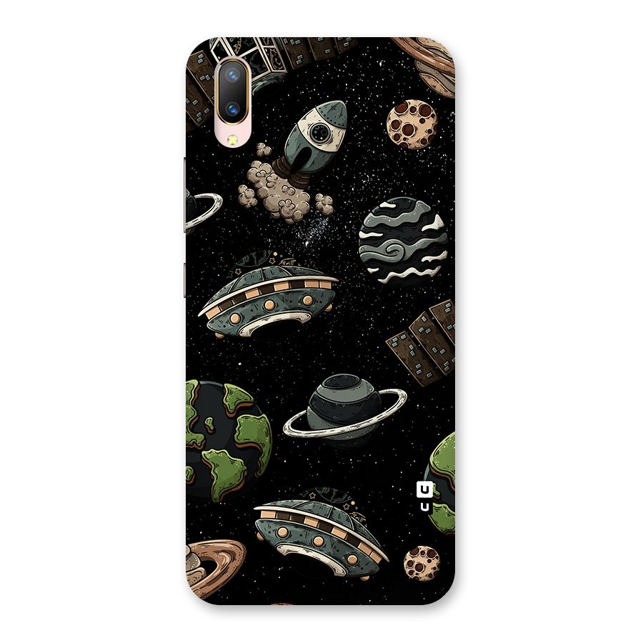 Cosmos Night Sky Anime Pattern Back Case for Vivo V11 Pro