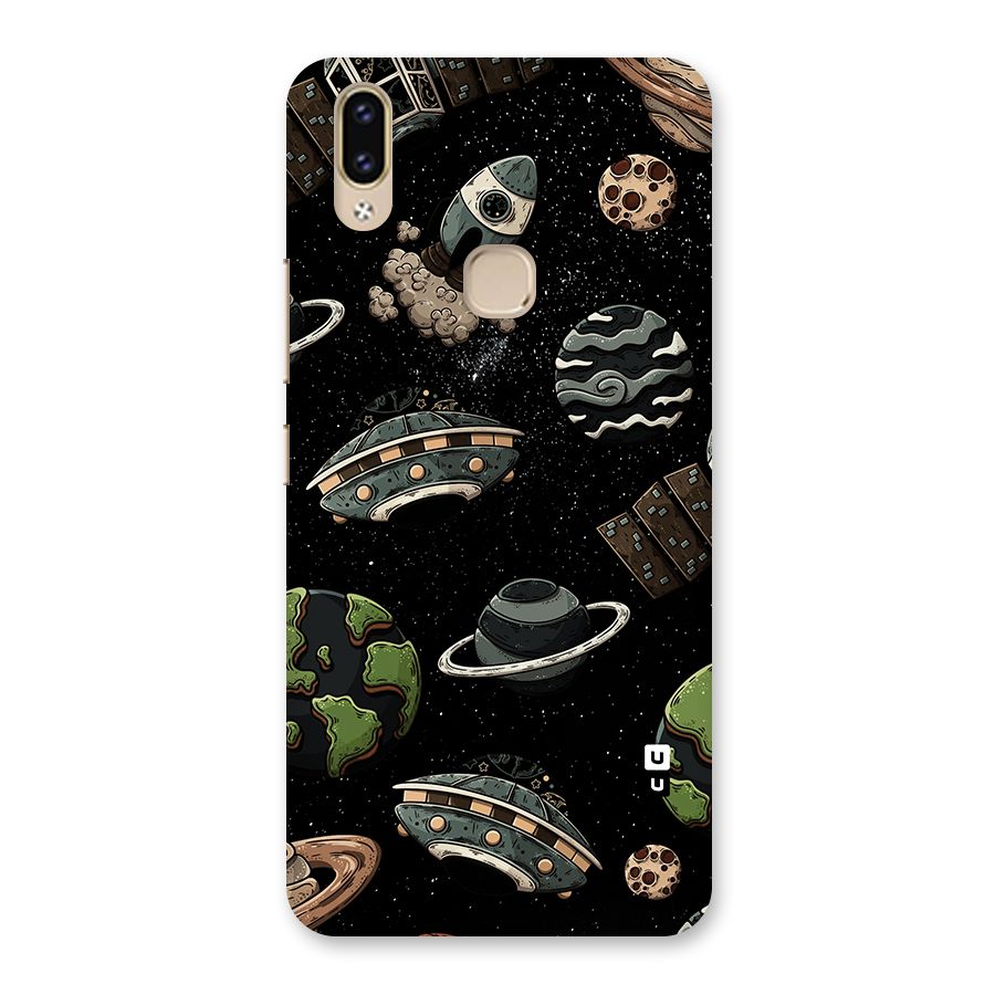Cosmos Night Sky Anime Pattern Back Case for Vivo V9 Youth