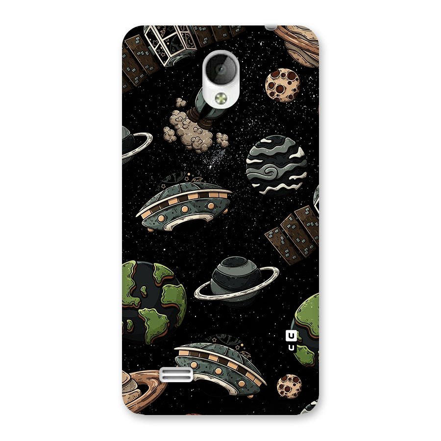Cosmos Night Sky Anime Pattern Back Case for Vivo Y21