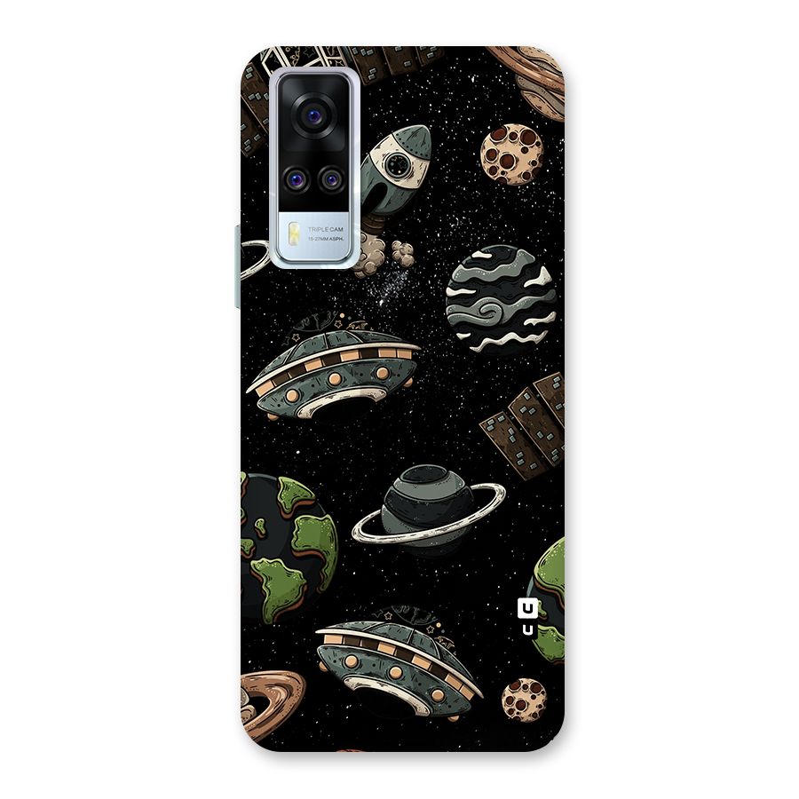 Cosmos Night Sky Anime Pattern Back Case for Vivo Y31