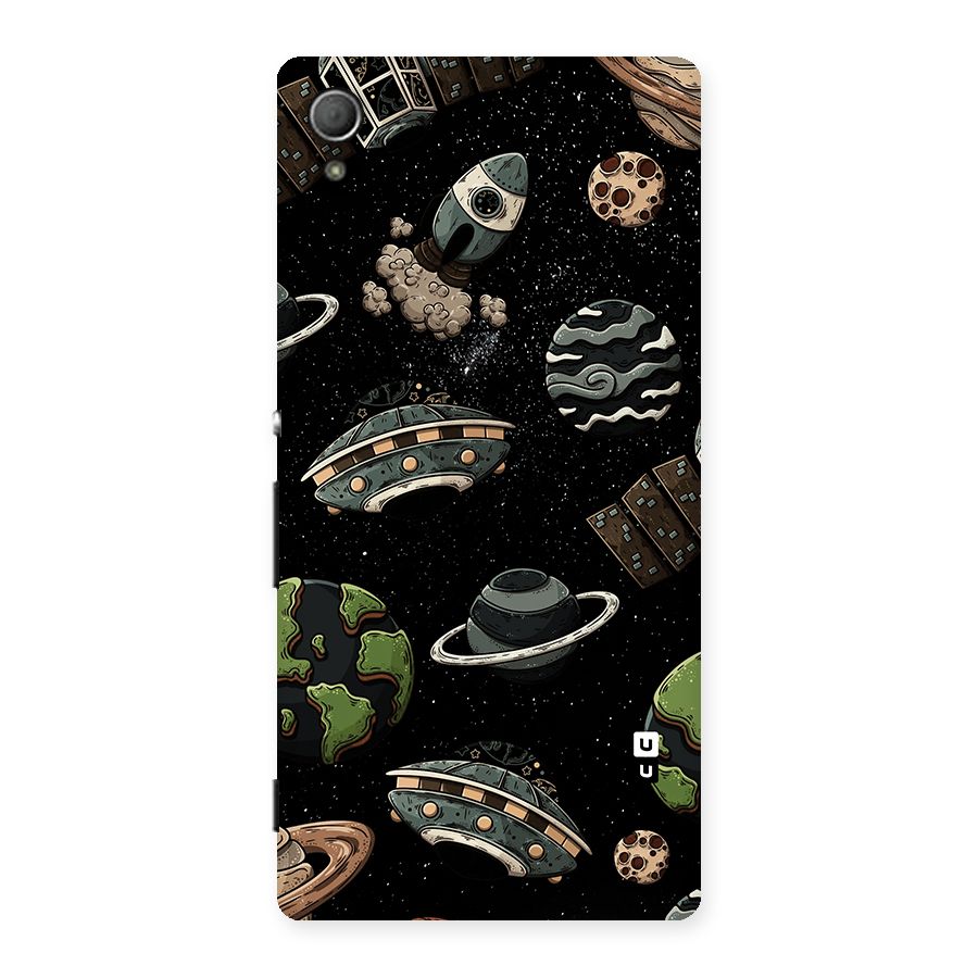 Cosmos Night Sky Anime Pattern Back Case for Xperia Z3 Plus