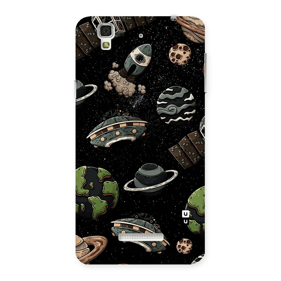 Cosmos Night Sky Anime Pattern Back Case for YU Yureka Plus
