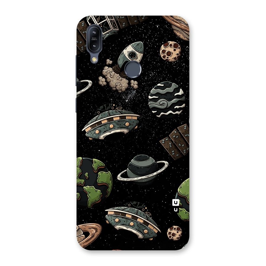 Cosmos Night Sky Anime Pattern Back Case for Zenfone Max M2