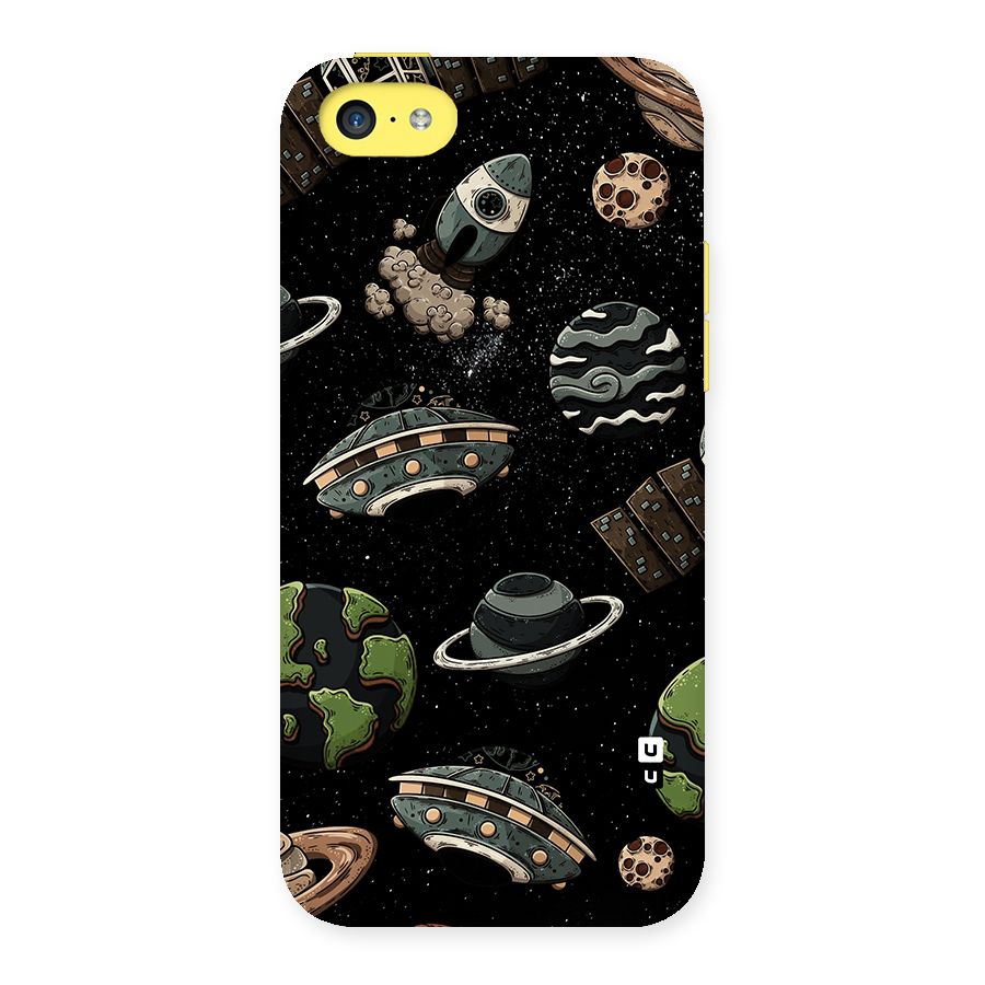 Cosmos Night Sky Anime Pattern Back Case for iPhone 5C