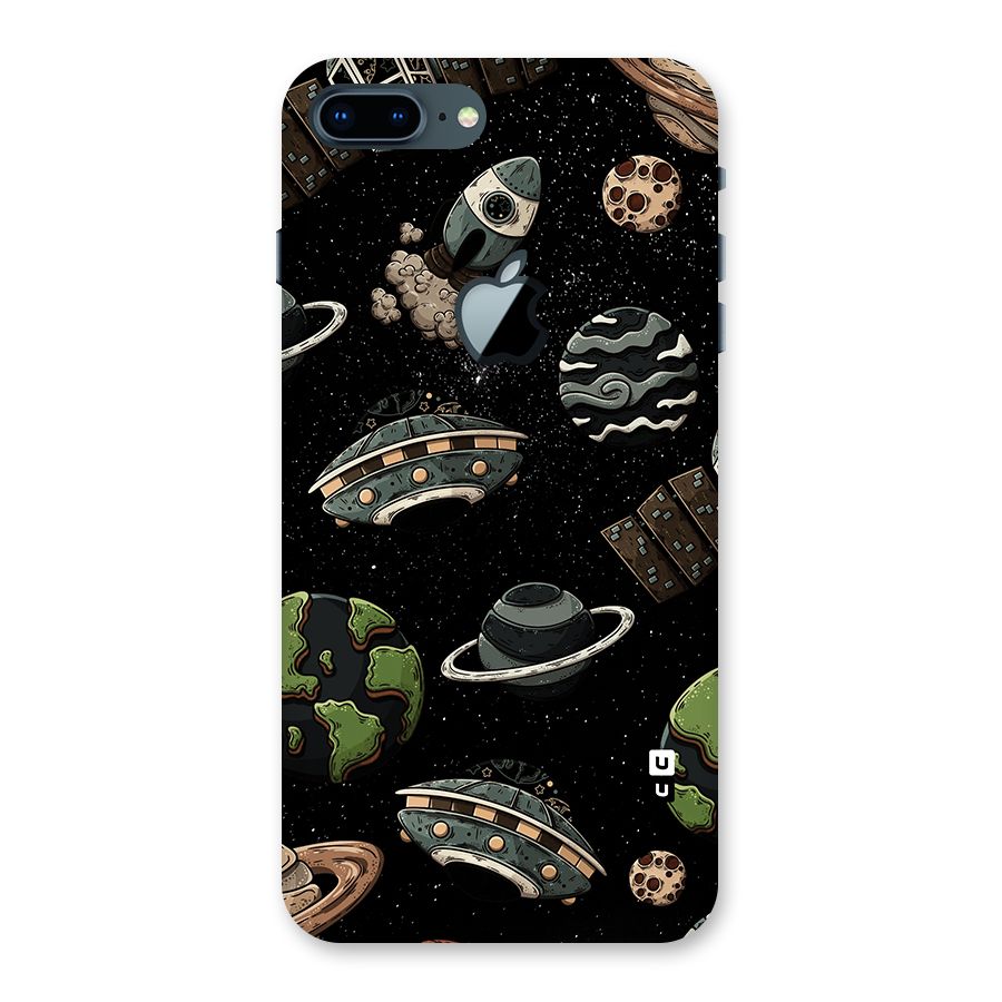 Cosmos Night Sky Anime Pattern Back Case for iPhone 7 Plus Apple Cut
