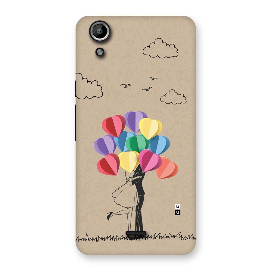 Couple With Card Baloons Back Case for Canvas Selfie Lens Q345