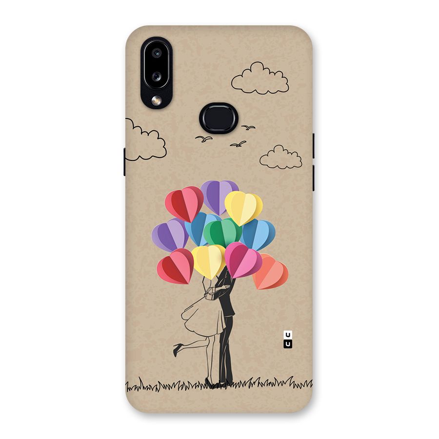 Couple With Card Baloons Back Case for Galaxy A10s