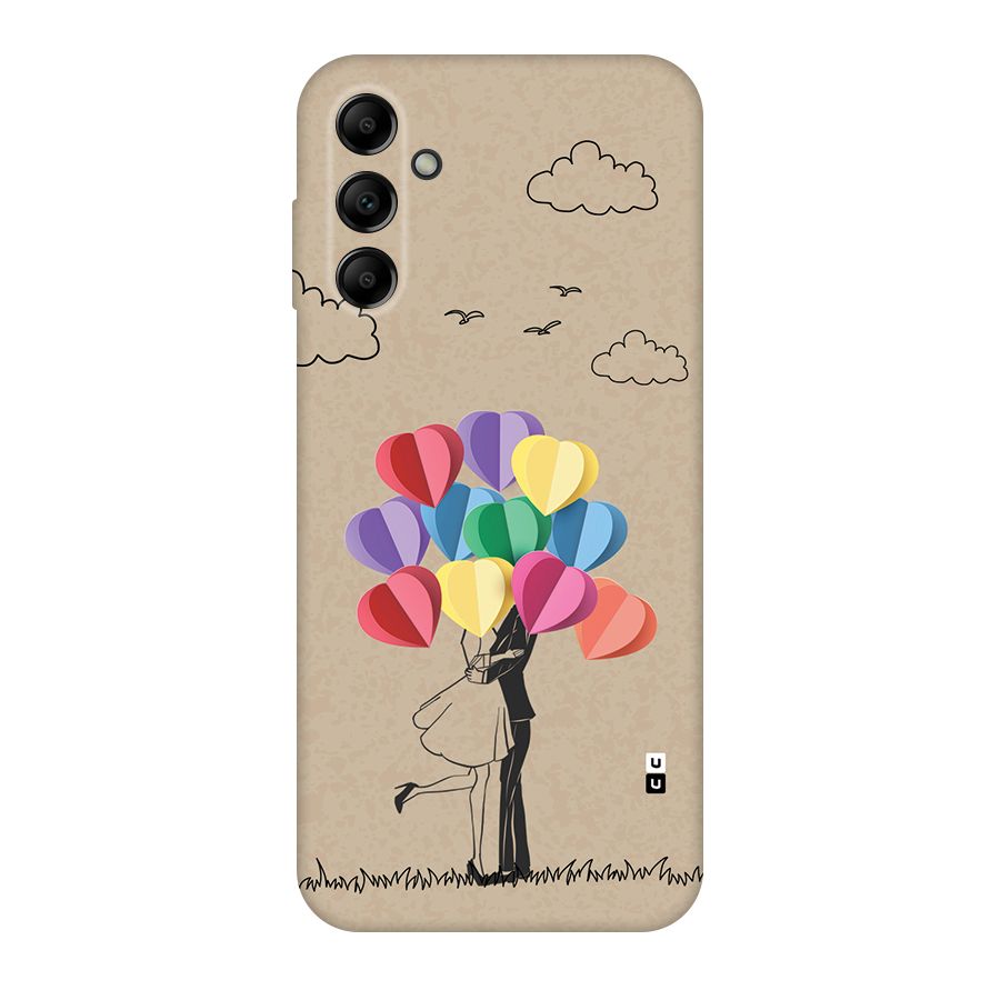 Couple With Card Baloons Back Case for Galaxy A14 5G