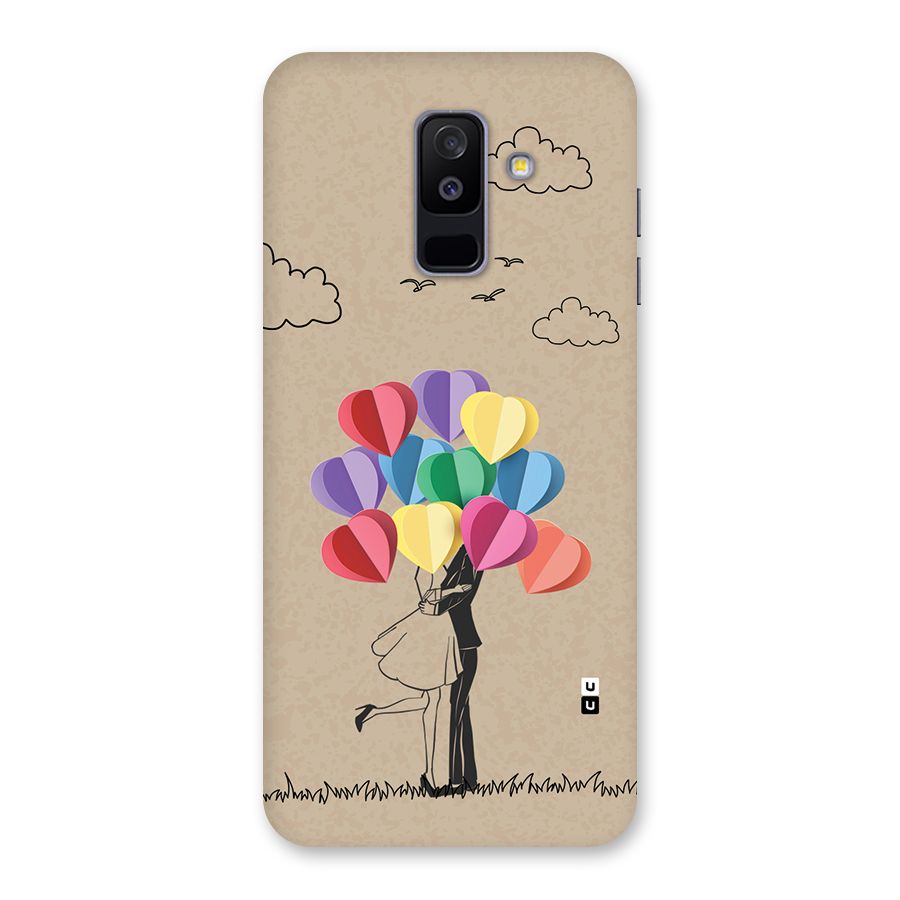 Couple With Card Baloons Back Case for Galaxy A6 Plus