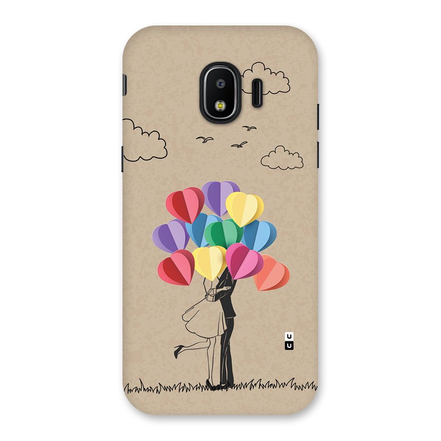 Couple With Card Baloons Back Case for Galaxy J2 Pro 2018