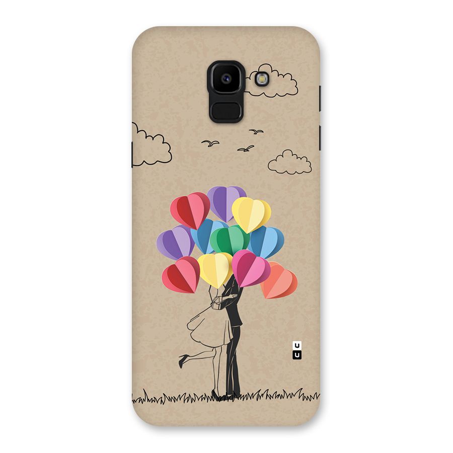 Couple With Card Baloons Back Case for Galaxy J6