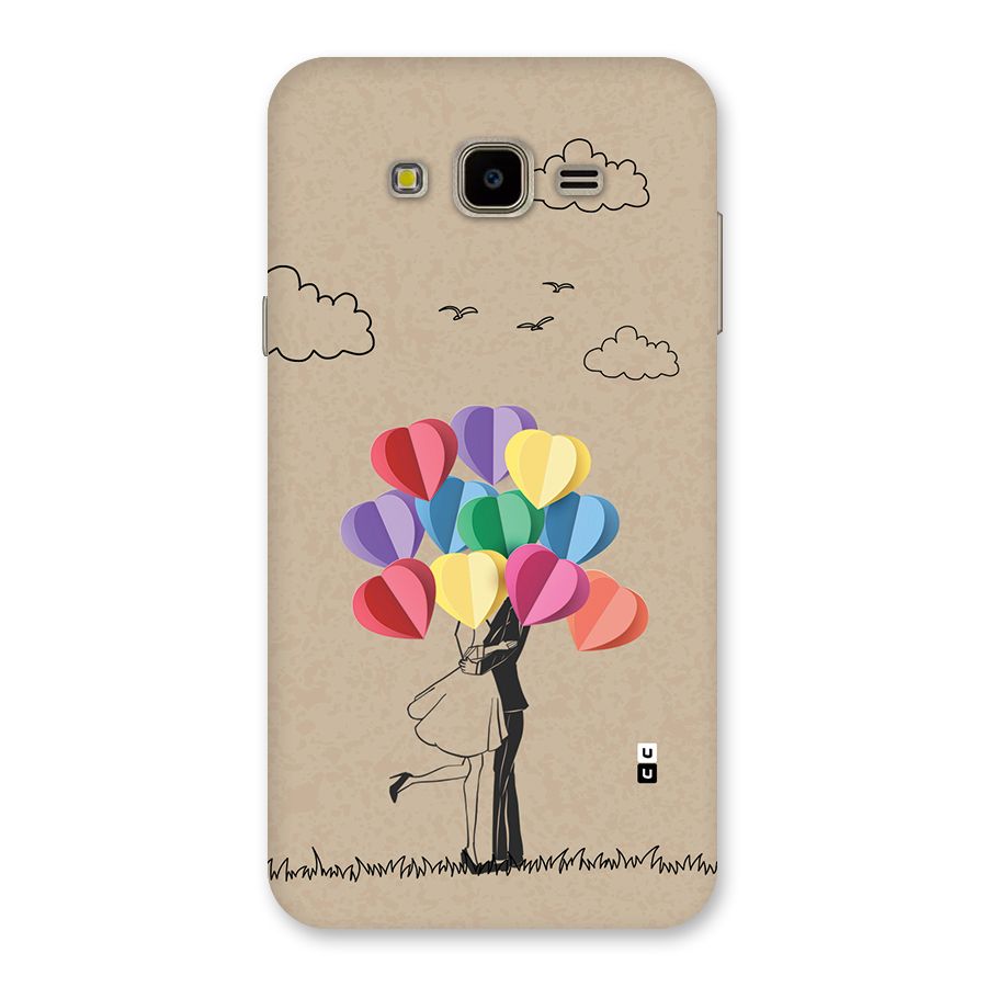 Couple With Card Baloons Back Case for Galaxy J7 Nxt