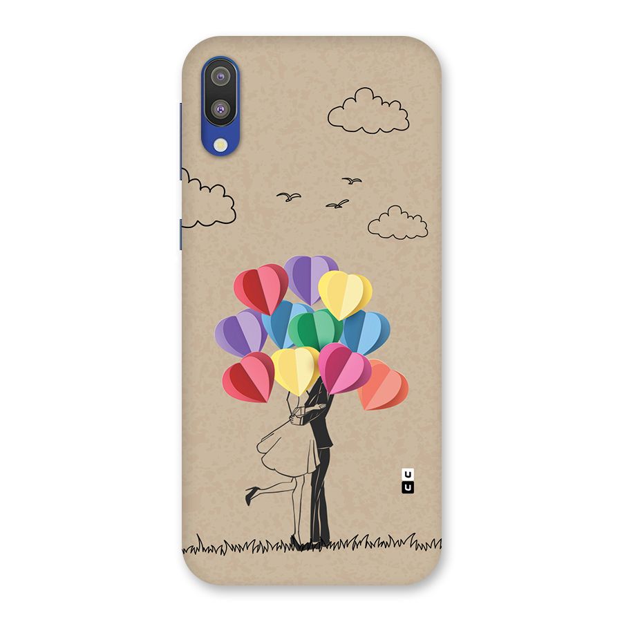 Couple With Card Baloons Back Case for Galaxy M10