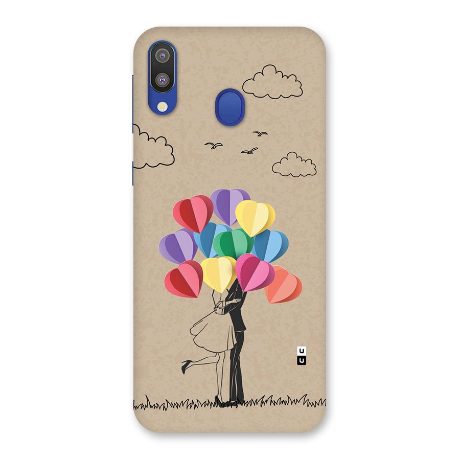 Couple With Card Baloons Back Case for Galaxy M20