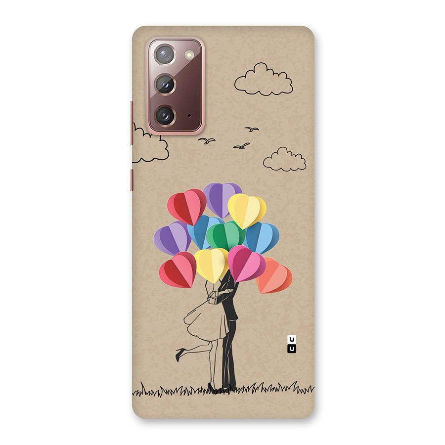 Couple With Card Baloons Back Case for Galaxy Note 20
