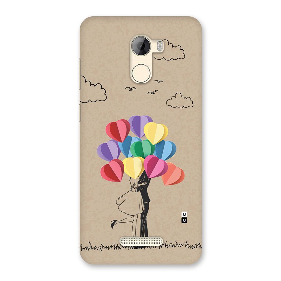 Couple With Card Baloons Back Case for Gionee A1 LIte