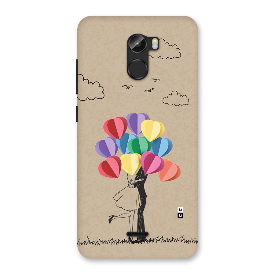 Couple With Card Baloons Back Case for Gionee X1