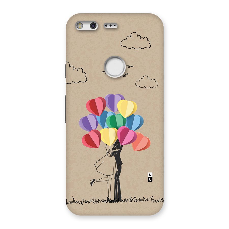 Couple With Card Baloons Back Case for Google Pixel
