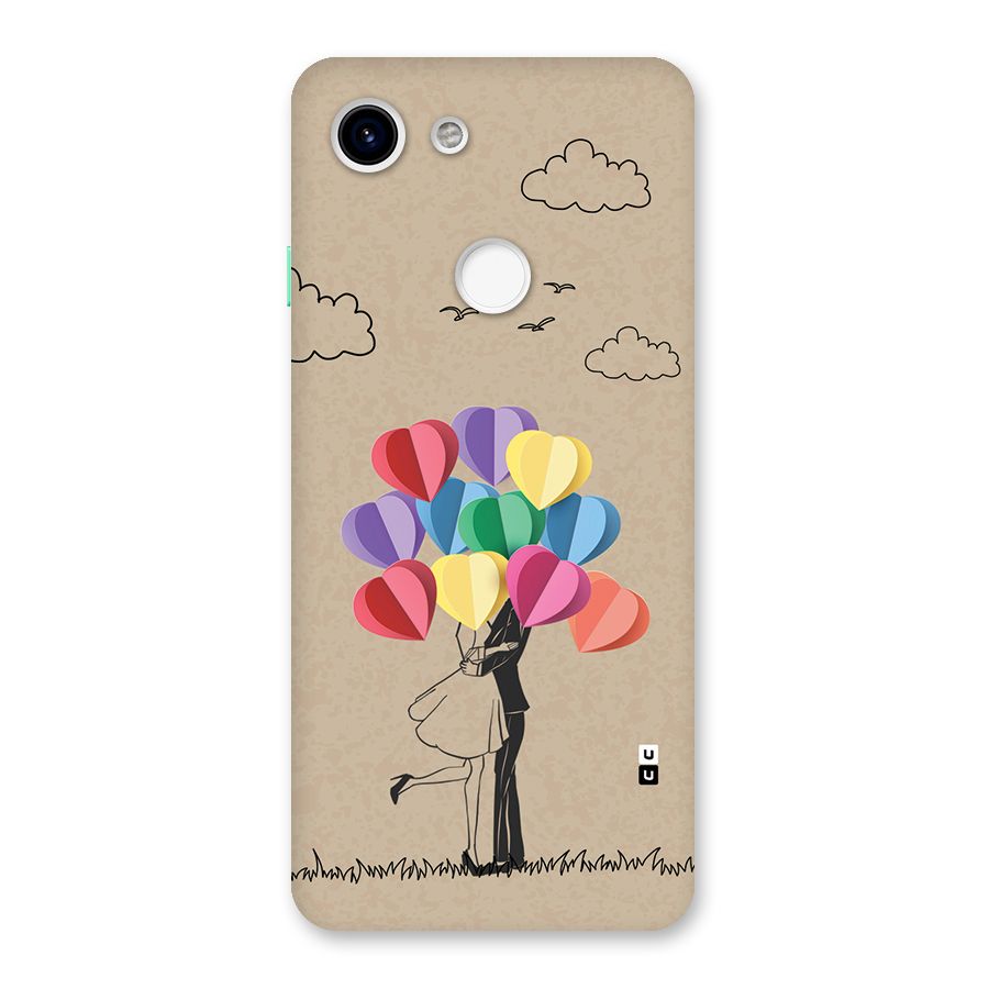 Couple With Card Baloons Back Case for Google Pixel 3