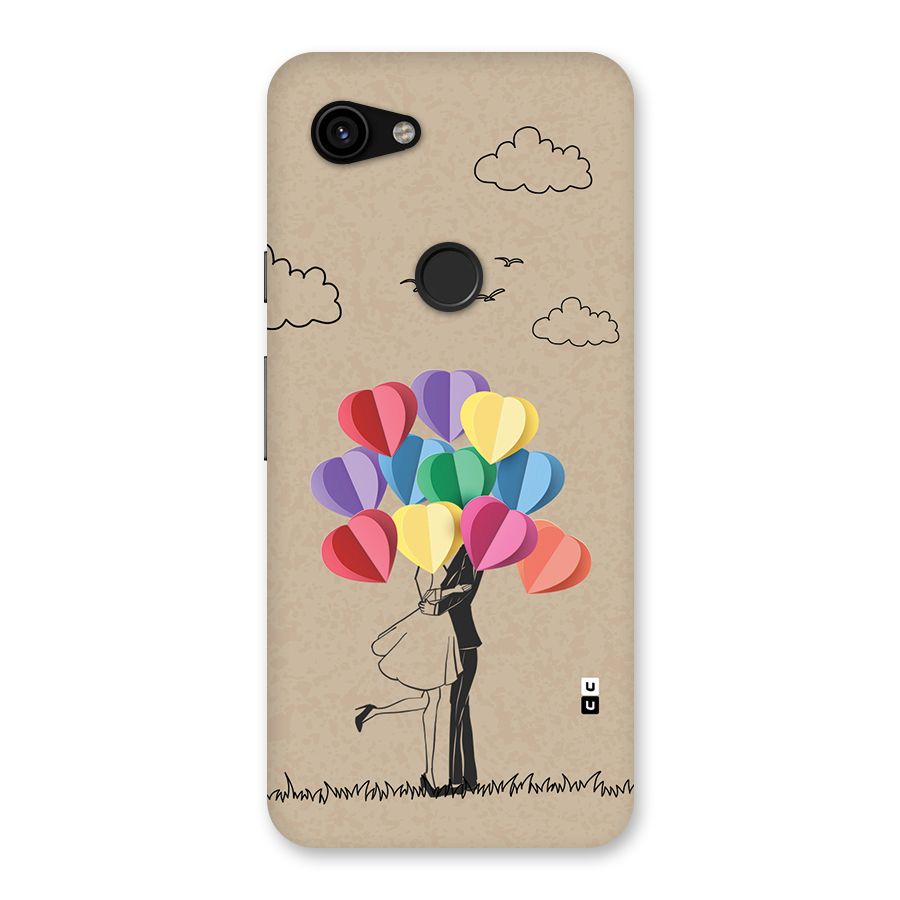 Couple With Card Baloons Back Case for Google Pixel 3a