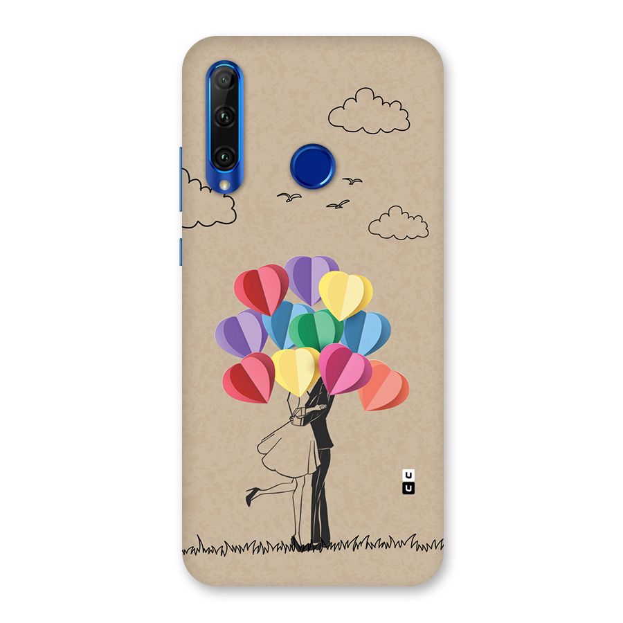 Couple With Card Baloons Back Case for Honor 20i