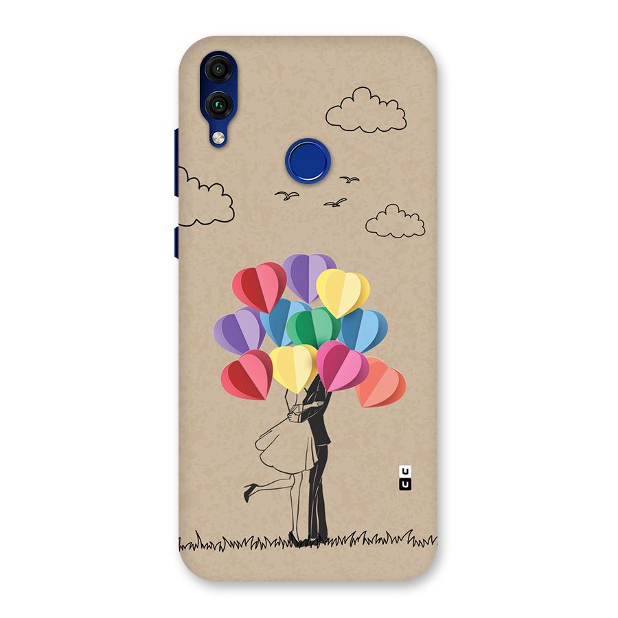 Couple With Card Baloons Back Case for Honor 8C