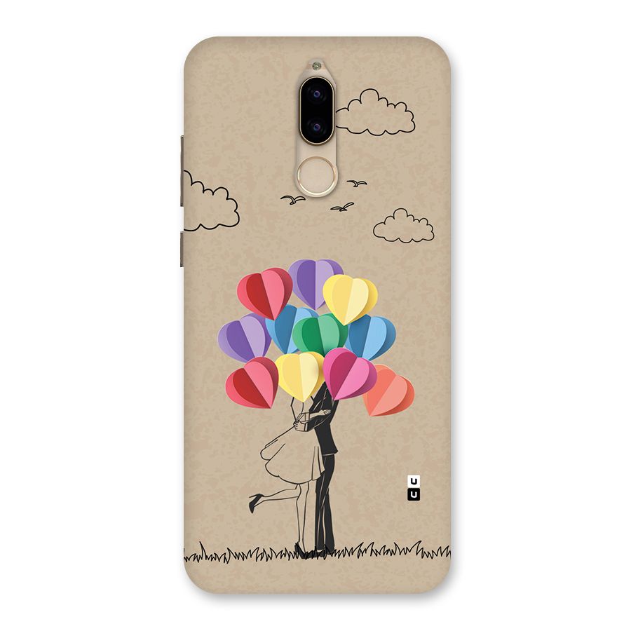 Couple With Card Baloons Back Case for Honor 9i