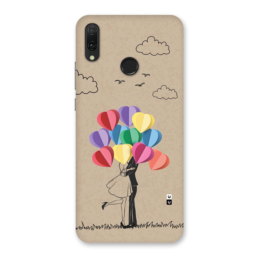 Couple With Card Baloons Back Case for Huawei Y9 (2019)